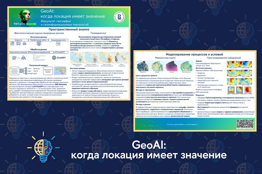 Иллюстрация к новости: Центр геоданных на R&D дне Центров ИИ для Сбера